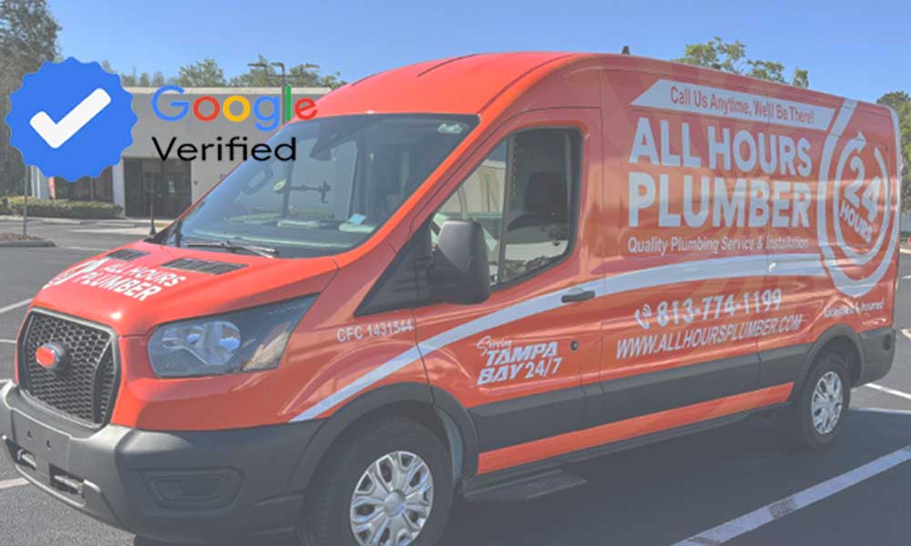 Google Verified Tampa Plumbers - All Hours Plumber Service Van