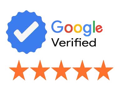 Google Verified Checkmark and 5 Star Rating for All Hours Plumber