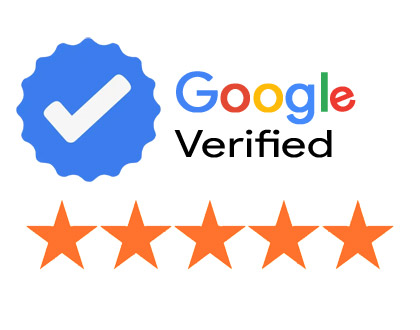 Google Verified Checkmark and 5 Star Rating for All Hours Plumber