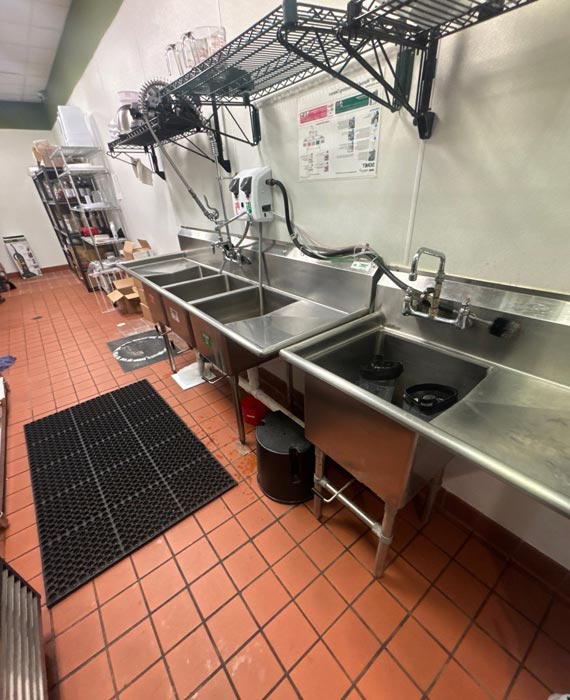 Commercial Kitchen in a Seminole Height Restaurant