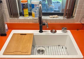 All Hours Plumber installed a new kitchen sink and kitchen faucet for a plumbing customer in Temple Terrace, FL